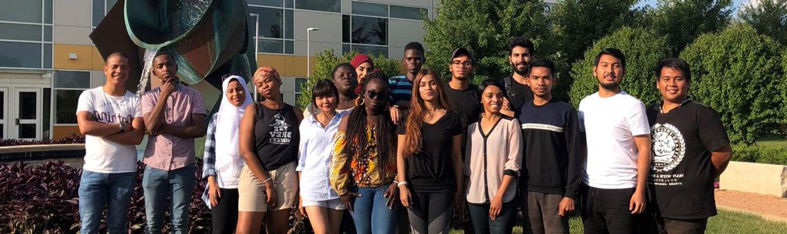 International students at College of DuPage